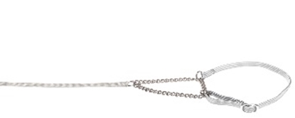 Picture of Show Tech Combi Show Lead Brown Adjustable Half-Check Nylon